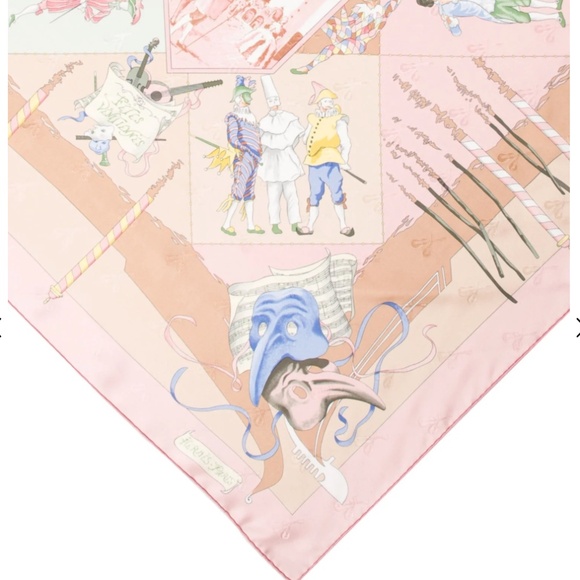 Hermès Fêtes Vénitiennes Jacquard Silk Scarf - Picture 3 of 3